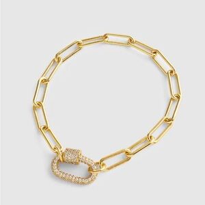 Madewell Paperclip bracelet